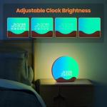 Wake Up Light Alarm Clock with Therapy Light
