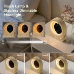 Sunrise Alarm Clock with Dimmable Moon Lamp