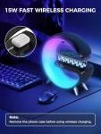 Smiling Shark Wake Up Light and Bluetooth Speaker