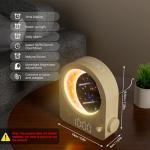 Sunrise Alarm Clock with Dimmable Moon Lamp