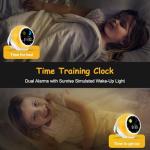 Kids Sunrise Alarm Clock with White Noise & Light