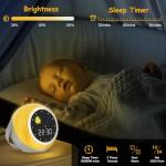 Kids Sunrise Alarm Clock with White Noise & Light
