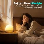 Wood Grain White Noise Sound Machine Alarm Clock