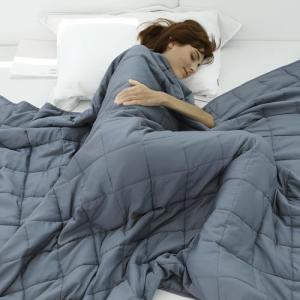 Cooling Weighted Blanket for Adults - Dark Grey