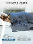 Cooling Weighted Blanket for Adults - Dark Grey