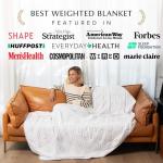 Aricove 15 lbs Cooling Bamboo Weighted Blanket