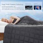 Topcee 20 lbs Cooling Weighted Blanket for Adults