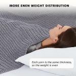 L'AGRATY 60"x80" 15lbs Weighted Cooling Blanket