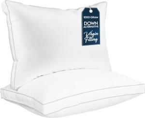 Cooling Queen Bed Pillows for Sleep - Set of 2