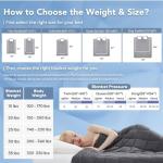 Topcee 20 lbs Cooling Weighted Blanket for Adults
