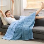 Cooling Weighted Blanket for Hot Sleepers, Twin Size