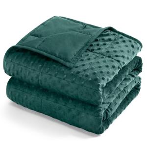 Kivik Cooling Weighted Blanket - 15 lbs Minky Dot