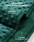 Kivik Cooling Weighted Blanket - 15 lbs Minky Dot