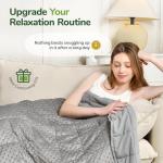 Sivio Cooling Weighted Blanket for Relaxing Sleep