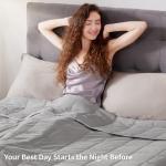 Cozy Cooling Weighted Blanket for Queen/King Size