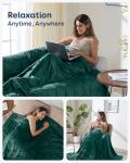 Kivik Cooling Weighted Blanket - 15 lbs Minky Dot