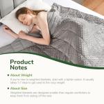 Sivio Cooling Weighted Blanket for Relaxing Sleep
