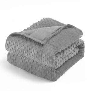 Wemore Weighted Blanket for Adults - 15 lbs Grey