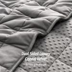 Wemore Weighted Blanket for Adults - 15 lbs Grey