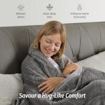 Wemore 15 lbs Dual-Sided Fleece Weighted Blanket
