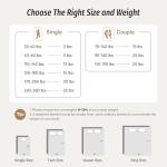 Wemore Weighted Blanket for Adults - 15 lbs Grey