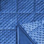 Reversible 10Lb Velvet Weighted Blanket - Blue