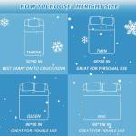 Cooling Queen Blanket for Hot Sleepers 90"x90