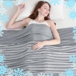 Cooling Throw Blanket for Hot Sleepers 50"x70