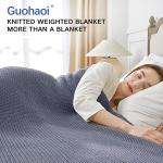 Guohaoi 15lbs Cooling Weighted Blanket for Adults