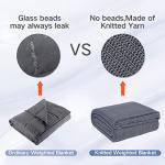 Guohaoi 15lbs Cooling Weighted Blanket for Adults