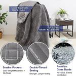 Reversible Queen Size Weighted Blanket with Carry Bag