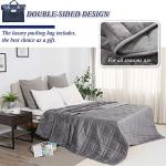 Reversible Queen Size Weighted Blanket with Carry Bag