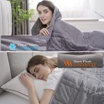 Reversible Queen Size Weighted Blanket with Carry Bag