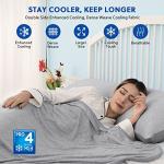HOMFINE Cooling Blanket for Hot Sleepers 60x80