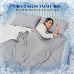 HOMFINE Cooling Blanket for Hot Sleepers 60x80