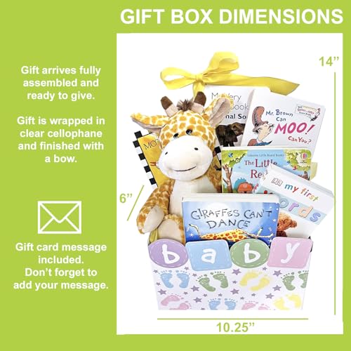 Gender Neutral Baby Gift Basket with Classic Books