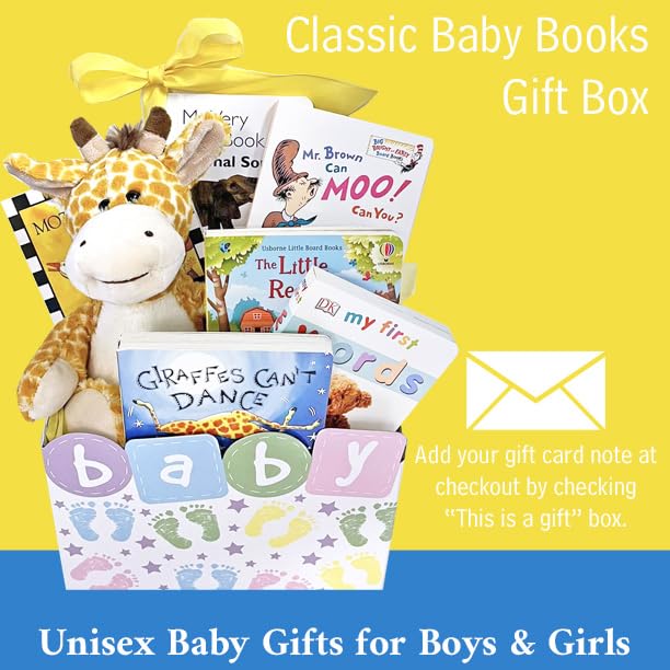 Gender Neutral Baby Gift Basket with Classic Books
