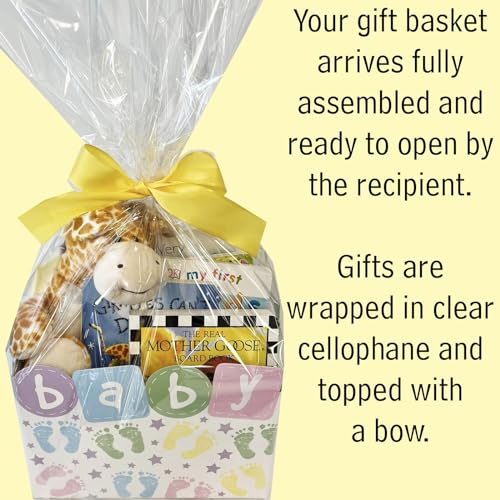 Gender Neutral Baby Gift Basket with Classic Books