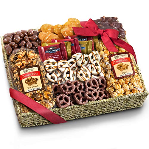 Chocolate Caramel Crunch Holiday Gift Basket