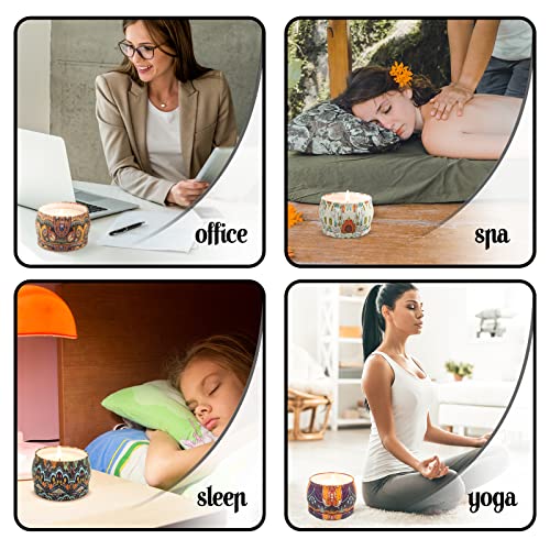 Scented Candles Gift Set - 4 Aromatherapy Candles