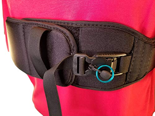Wheelchair Overlapping 4" Chest Strap with Limit-Less Magnetic Self Engaging Buckles (with Back Mount Hardware)