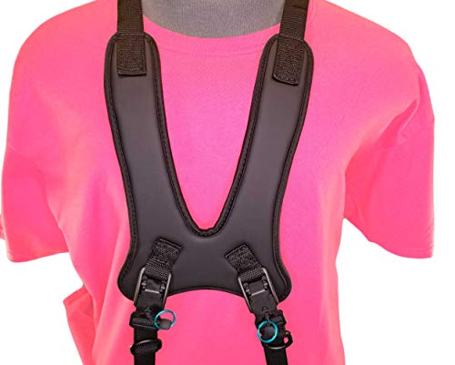 Wheelchair Male Chest Harness with Limit-Less Magnetic Self Engaging Buckles