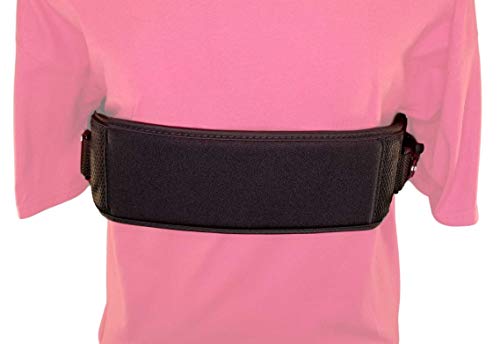 Magnetic Buckle Wheelchair Chest Strap (Medium, Black)