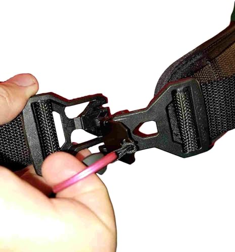 Wheelchair Male Chest Harness with Limit-Less Magnetic Self Engaging Buckles (Black-Lycra, Small)