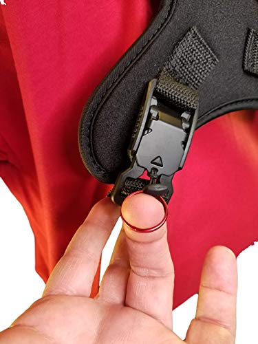 Wheelchair Female Chest Harness with Limit-Less Magnetic Self Engaging Buckles