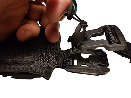 Wheelchair Overlapping 4" Chest Strap with Limit-Less Magnetic Self Engaging Buckles (No Back Hardware)