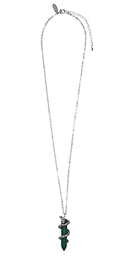 Slytherin Snake House Gem Stone Pendant - Harry Potter