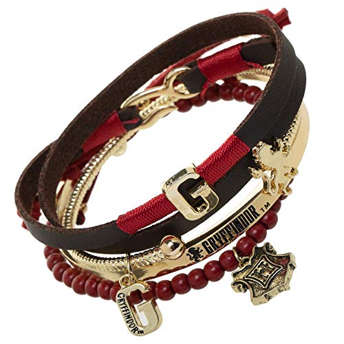 Gryffindor Bracelet Set - 4 Pack for Harry Potter