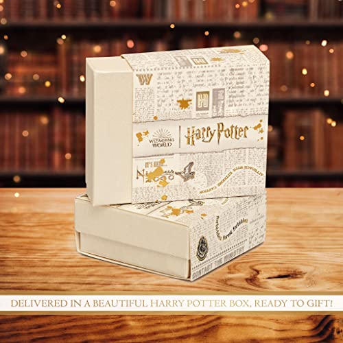 Golden Snitch Initial Necklace - 18