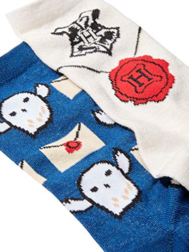 Hedwig Letter to Hogwarts Crew Socks - 2 Pairs